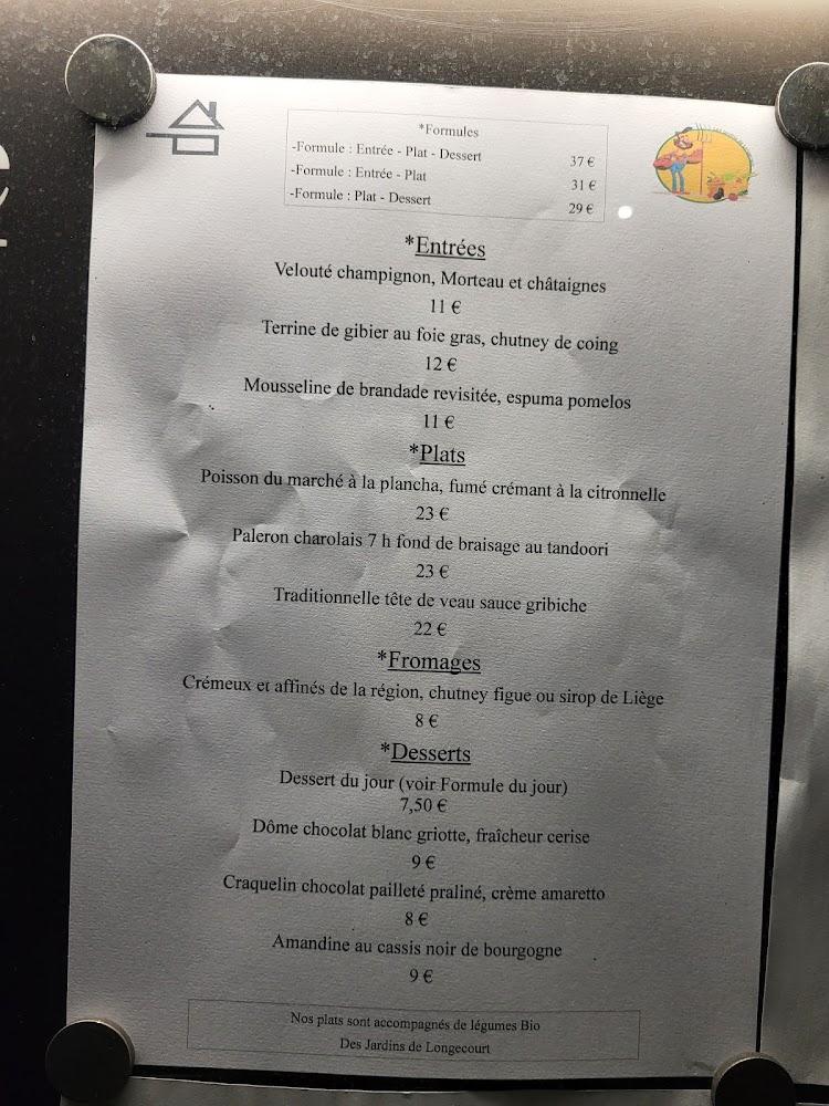 Restaurant @ Hôtel de la Poste - Menu Image 2